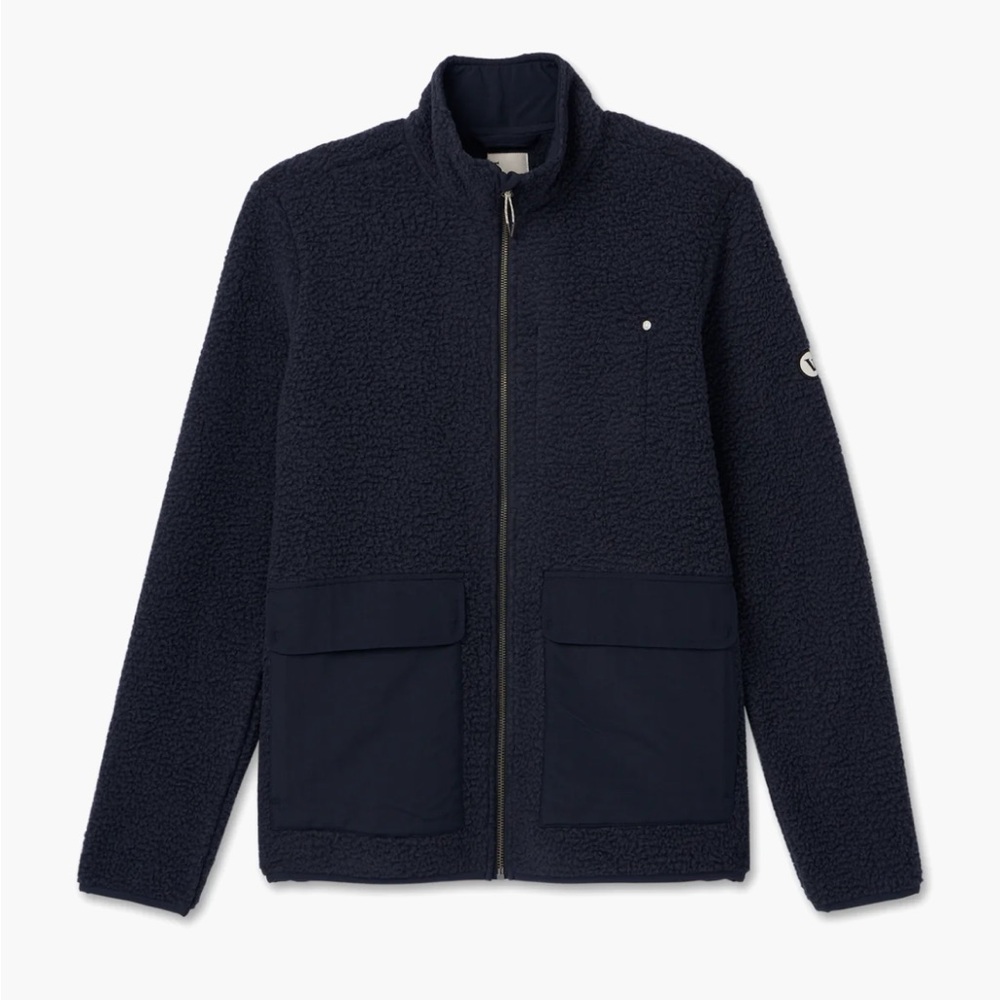 Vuori Idylwild Sherpa zip up jacket, XL black
